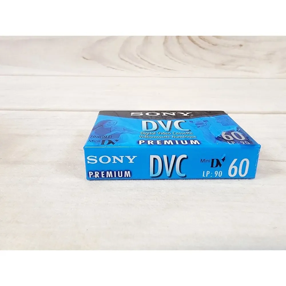 Sony DVC Digital Video Mini DV Premium Cassette Tape - 60 Minutes LP-90 NEW